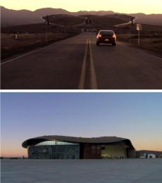 福斯特设计的太空船基地投入使用