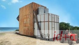 新西兰建筑师滑车上造可移动别墅 占地40 m2