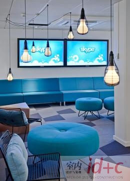 pS Arkitektur设计Skype公司位于瑞典的新办公室