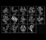 各类笔刷的素材图片_50